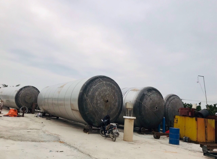 GIA CÔNG BỒN BỂ INOX CÔNG NGHIỆP