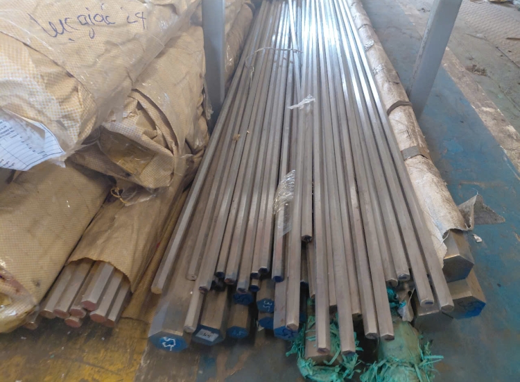 THANH LỤC GIÁC INOX 304|316 PHI 60 |S304|316 Stainless Steel Hexagon Bar | Diameter 60mm