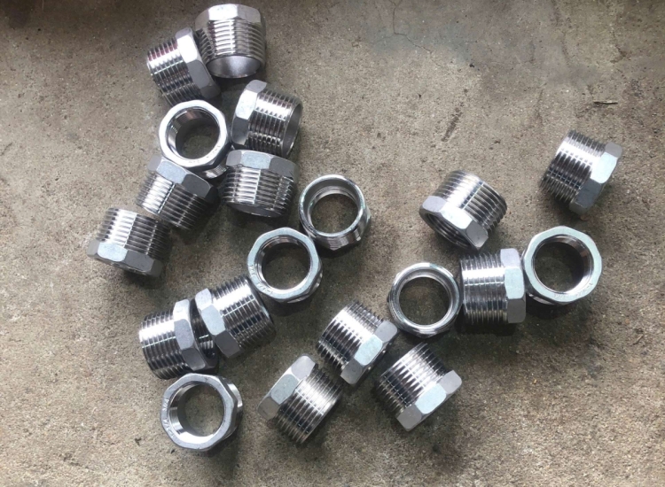 CÀ RÁ REN INOX 304/316 - LƠ THU INOX - NỐI GIẢM REN TRONG REN NGOÀI INOX 304/316