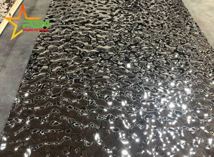 TẤM INOX 3D SÓNG NƯỚC TRẮNG