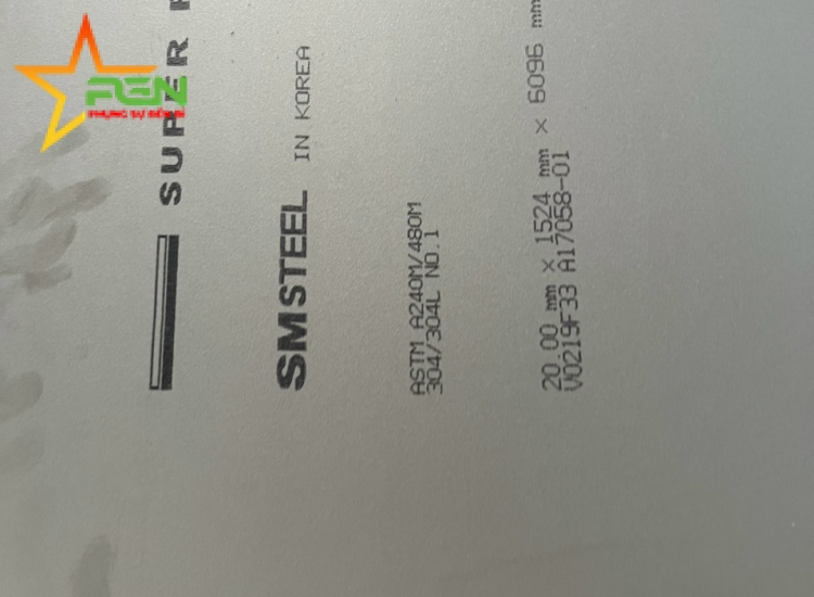 TẤM INOX 304/No.1 TSINGSHAN,BAHRU,COMLUMBUS, Outo Kumpu,CHINA,HÀN QUÓC,ĐÀI LOAN