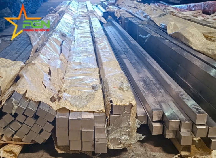 THANH LÁP VUÔNG ĐẶC INOX 304|316 - 120x120|Stainless Steel Square Bar 120 x 120 - 304|316