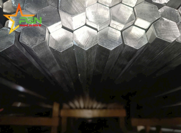 THANH LỤC GIÁC INOX 304|316 PHI 45|S304|316 Stainless Steel Hexagon Bar | Diameter 45mm