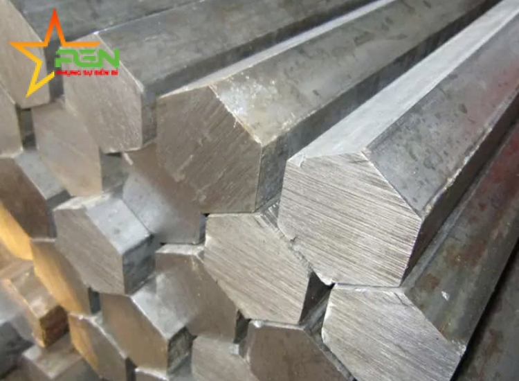 THANH LỤC GIÁC INOX 304|316 PHI 45|S304|316 Stainless Steel Hexagon Bar | Diameter 45mm