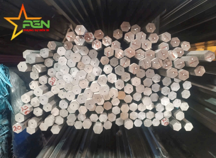 THANH LỤC GIÁC INOX 304|316 PHI 22|S304|316 Stainless Steel Hexagon Bar | Diameter 22mm