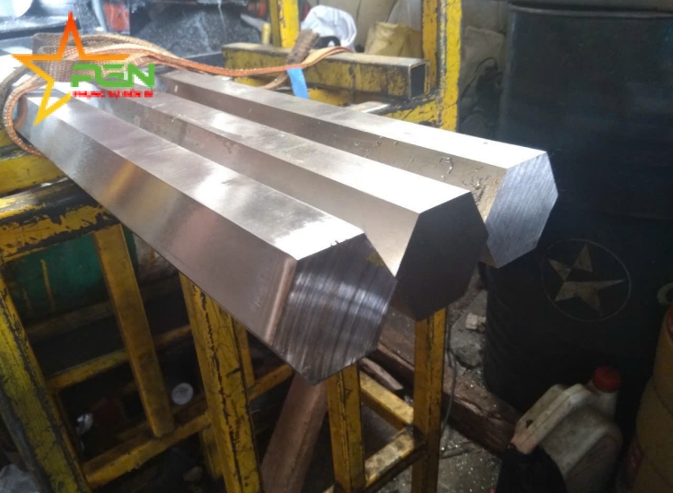 THANH LỤC GIÁC INOX 304|316 PHI 40|S304|316 Stainless Steel Hexagon Bar | Diameter 40mm