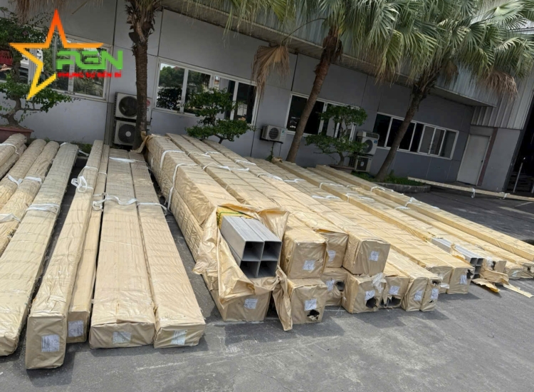 HỘP VUÔNG INOX 304|316- 127*127*2.0M