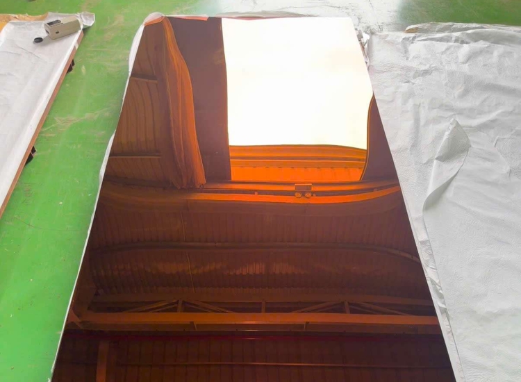 TẤM INOX XƯỚC MÀU HỒNG RƯỢU VANG - PINK WINE HL